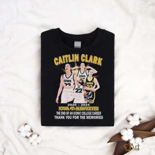 Caitlin Clarks Iowa Hawkeyes 2020 2024 Thank You For The Memories T Shirt