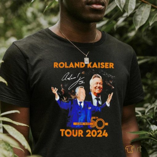 Roland Kaiser 50 Jahre 50 hits Tour 2024 shirt