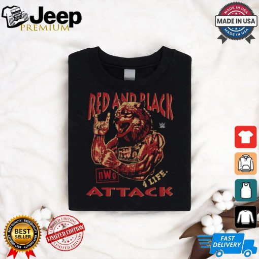 nWo Red And Black Attack shirt