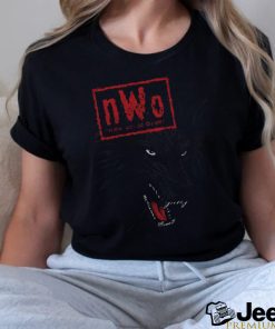 nWo Wolf Logo WHT shirt