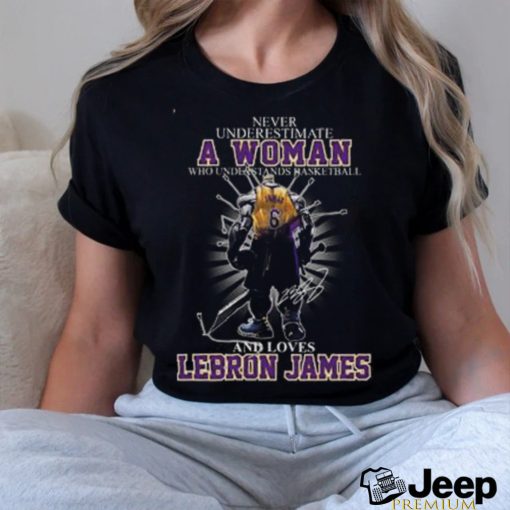 never underestimate a woman who understands basketball shirt