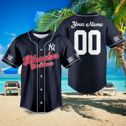 new york yankees bleacher creatures custom baseball jersey