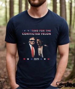 Donald Trump I’m voting for the convicted felon 2024 fan shirt
