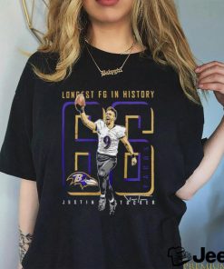 Justin Tucker Baltimore Ravens Longest Field Goal In History Shirt