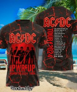 AC DC Rock Band Full Print Shirt 3231