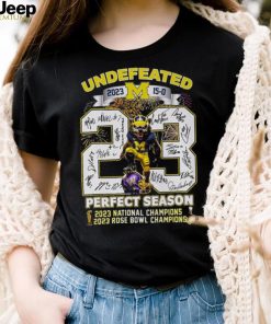 Michigan Wolverines Undefeated 2023 Perfect Season T Shirt