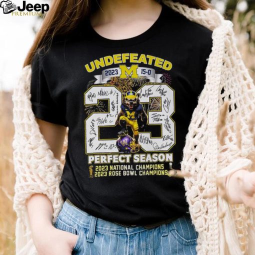 Michigan Wolverines Undefeated 2023 Perfect Season T Shirt