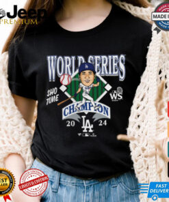 os Angeles Dodgers Shohei Ohtani Fanatics Black 2024 World Series Champions Sho Time T Shirt