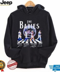 New York Mets The Babies Abbey Road Mark Vientos Ronny Mauricio signatures shirt