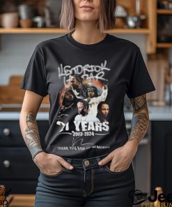 Kendrick Lamar 21 Years 2003 2024 Thank You For The Memories T Shirt