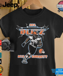 Myles Garrett NFL Blitz Cleveland Browns T Shirts