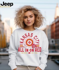 Kansas City All In On Red Big Sunday Shirt