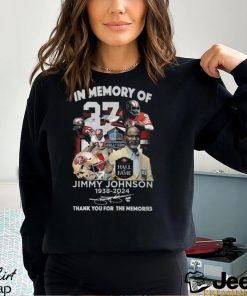 In Memory Of Jimmy Johnson 1938 2024 Thank You For The Memories T Shirt