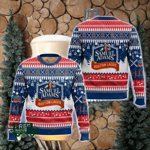 Samuel Adams Boston Lager Ugly Christmas Sweater