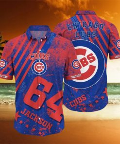 Chicago Cubs MLB Custom Number And Name Traditional 3D Hawaiian Shirt For Men Women