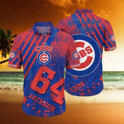 Chicago Cubs MLB Custom Number And Name Traditional 3D Hawaiian Shirt For Men Women