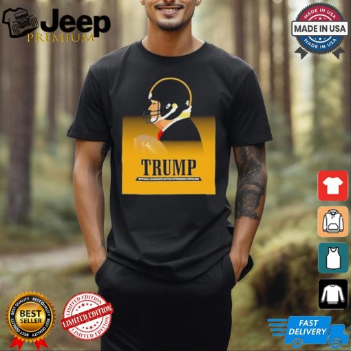 Official Pittsburgh Steelers Donald Trump 2024 Iron Steel T Shirt