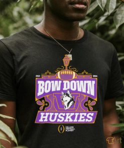 Washington Huskies College Football Playoff 2024 Bow Down T Shirt