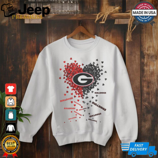 Georgia Bulldogs Heart Shirt