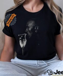 Official Luka garza wearing Jordan smoking cigar T shirt