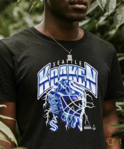 seattle kraken lightning strike helmet shirt