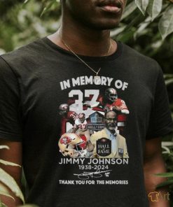 In Memory Of Jimmy Johnson 1938 2024 Thank You For The Memories T Shirt