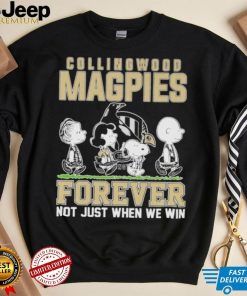 AFL Collingwood Magpies Forever Not Just When We Win T Shirt