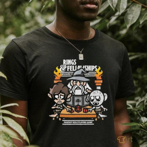 Rings And Fellowships Fantasy Role Playing Game Shirts