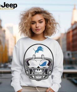 Retro Detroit Lions Skull Helmet 2024 Shirt