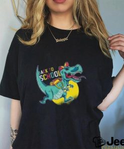 Funny Dinosaur going to school T Shirt