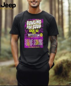 2024 Bowling For Soup Sick 50 Tour Poster t shirt