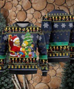 Christmas Simpsons Ugly Sweater, Simpson Ugly Sweater