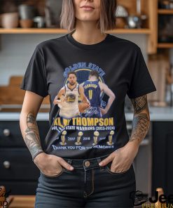 Klay Thompson Golden State Warriors 2011 2024 Thank You For The Memories T Shirt