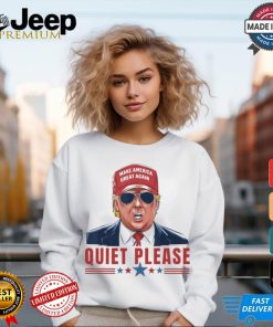 Quiet Please Trump Presidential Debate T Shirt