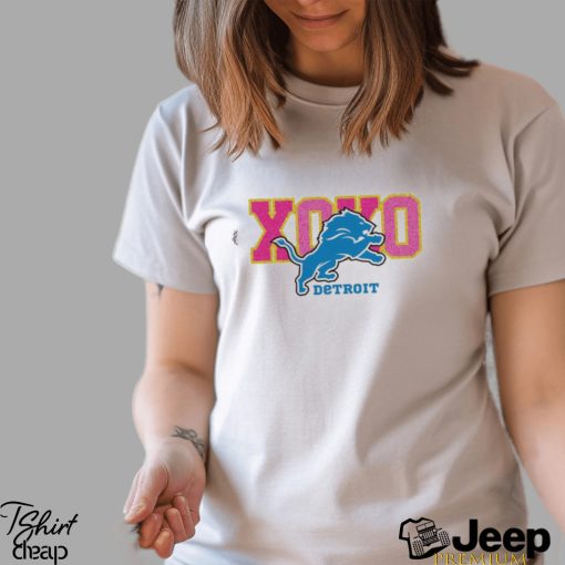 xoxo Detroit Lions Valentines Day Shirt