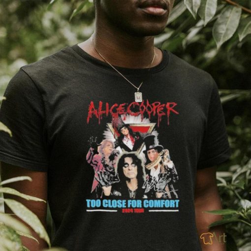 Alice Cooper Too Close For Comfort 2024 Tour T Shirt