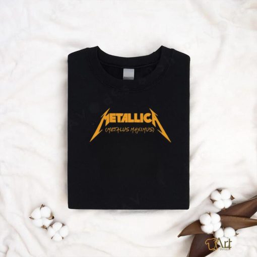 young metal attack scoop neck t shirt