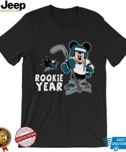 Mickey Mouse Toddler San Jose Sharks Disney Rookie Year shirt