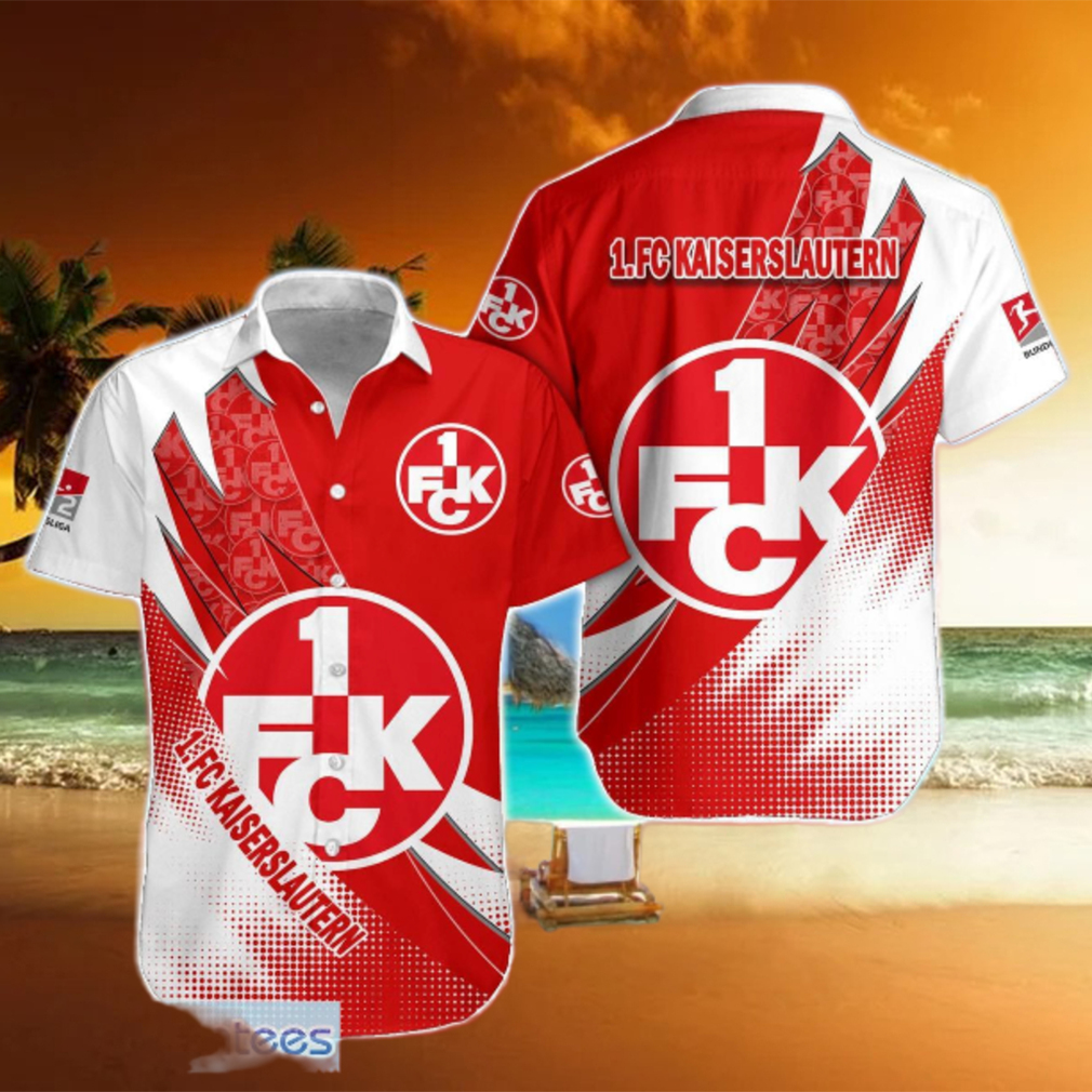 FC Kaiserslautern Team Logo 3D Hawaiian Shirt For Fans