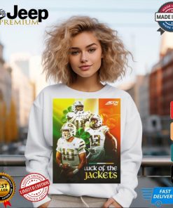 Georgia Tech Stuns No. 10 Florida state luck of the jackets poster shirt