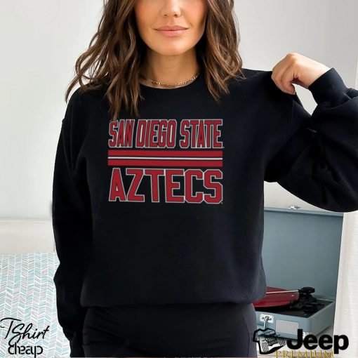 ‘47 Men’s San Diego State Aztecs Black Block Stripe T Shirt