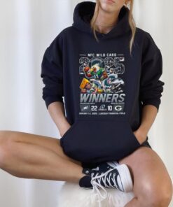 Philadelphia Eagles NFC Wild Card 2025 Winners Mascot Shirt