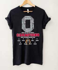 2024 25 CFP National Champions Ohio State Buckeyes shirt