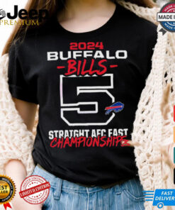 2024 Buffalo Bills Straight Afc East Championships T Shirt