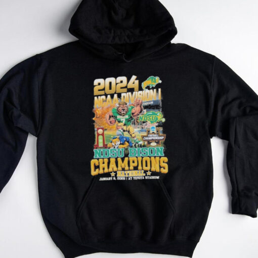 2024 NCAA DI NDSU Bison Champions National Football Shirt