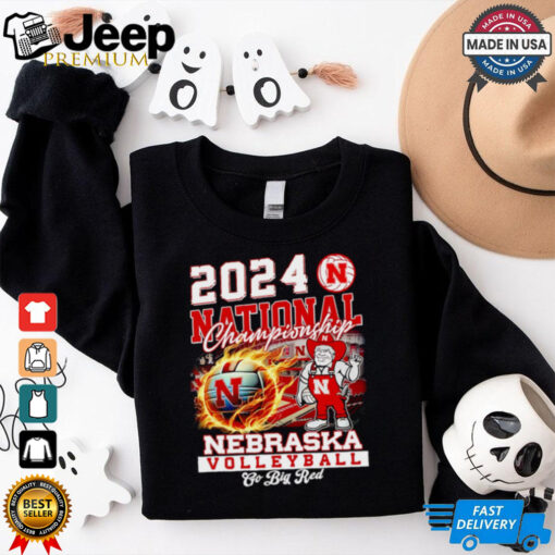 2024 National Championship Nebraska Volleyball go big red mascot shirt