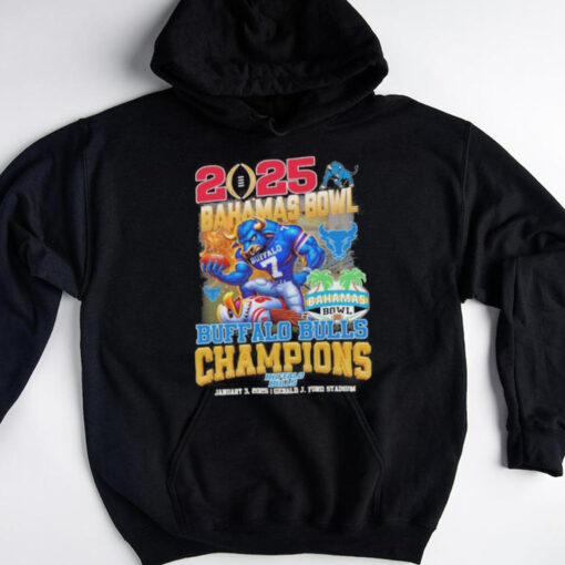 2025 Bahamas Bowl Buffalo Bulls Mascot Champions Shirt