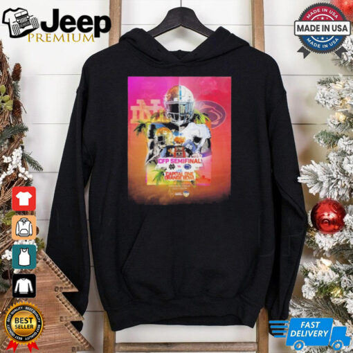2025 Capital One Orange Bowl CFP Semifinal Notre Dame Football Vs Penn State Football Head To Head Matchup Shirt