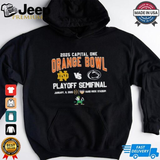 2025 Capital One Orange Bowl Notre Dame Vs Penn State Playoff Semifinal Shirt