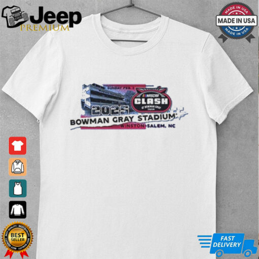 2025 Clash at Bowman Gray Stadium Event Welcome Back To The Madness Nascar Merch Shirt